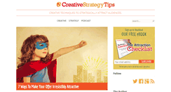 Desktop Screenshot of creativestrategytips.com